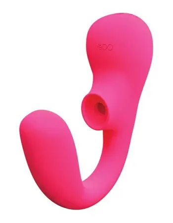 Suki Plus Rechargeable Dual Sonic Vibe - Foxy Pink