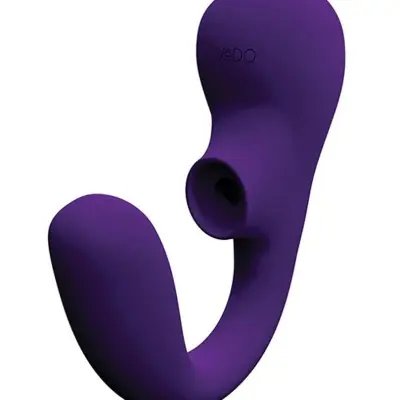 Suki Plus Rechargeable Dual Sonic Vibe - Deep Purple