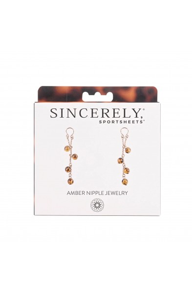 Sincerely Amber Nipple Jewelry