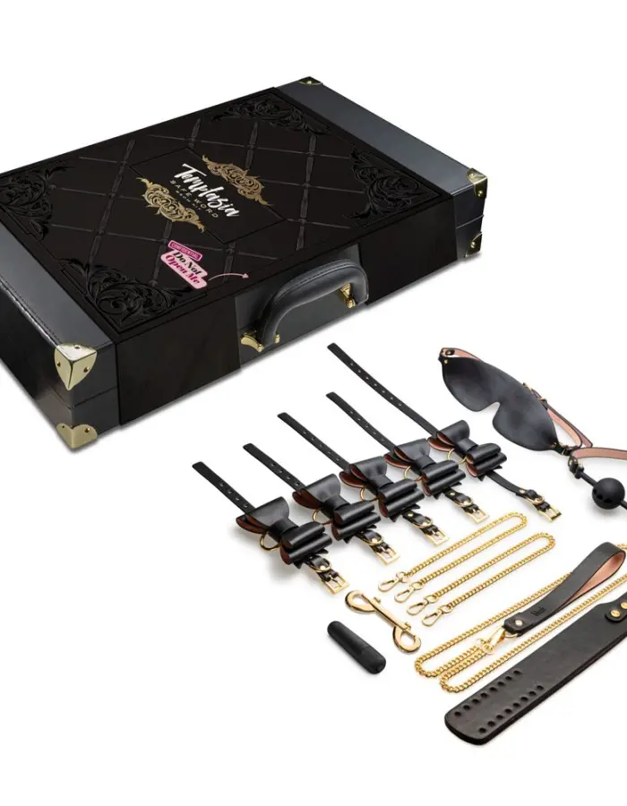 Temptasia - Safe Word - Bondage Kit With Suitcase - Black