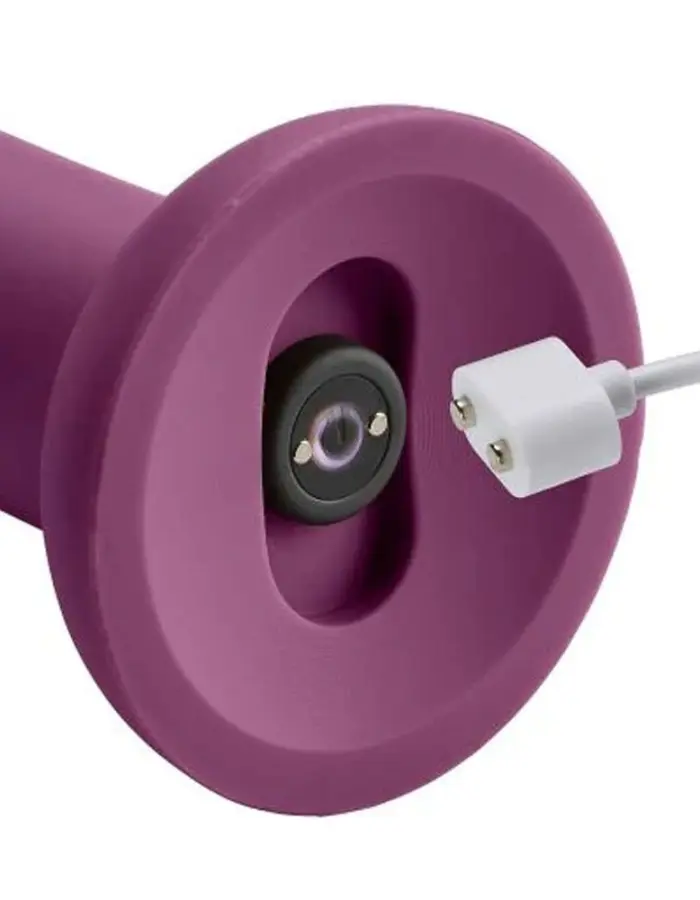 Ergo Super Flexi I Dong Soft and Flexible Liquid  Silicone With Vibrator - Plum