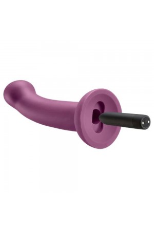 Ergo Super Flexi I Dong Soft and Flexible Liquid  Silicone With Vibrator - Plum