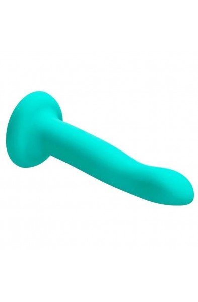 Ergo Super Flexi II Dong Soft and Flexible Liquid  Silicone With Vibrator - Teal