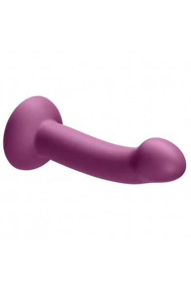 Ergo Super Flexi III Dong Soft and Flexible Liquid Silicone With Vibrator - Plum