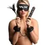 Bang - Bondage Kit - XL Bullet, Cuffs, Tickler and Blindfold - Black