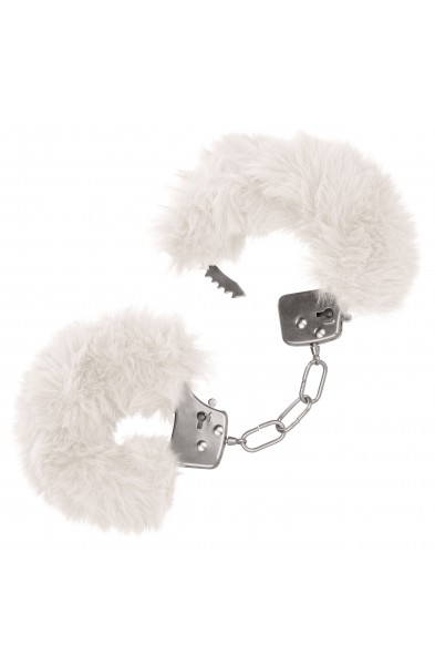 Ultra Fluffy Furry Cuffs - White