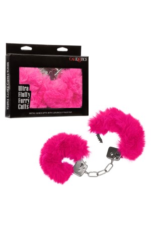 Ultra Fluffy Furry Cuffs - Pink