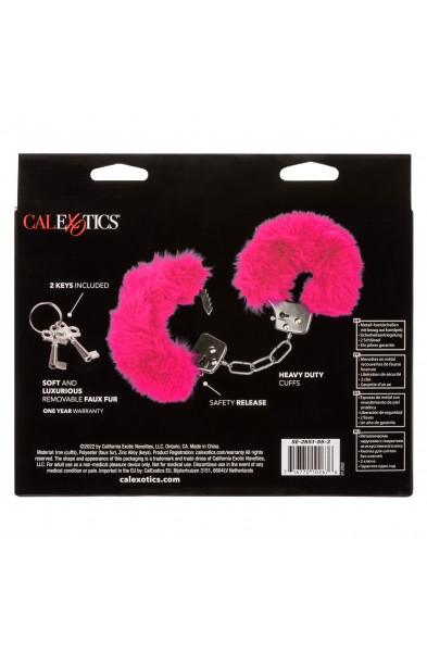 Ultra Fluffy Furry Cuffs - Pink