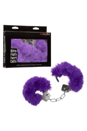 Ultra Fluffy Furry Cuffs - Purple