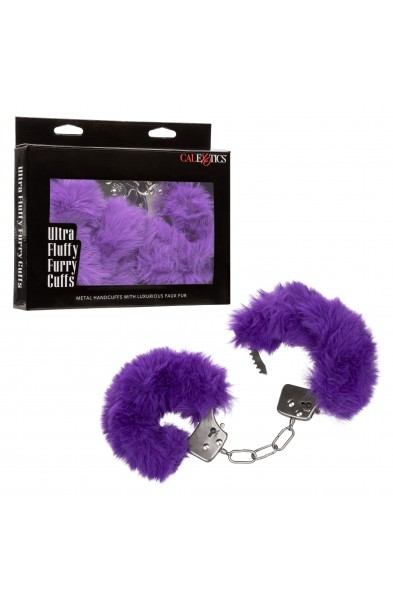 Ultra Fluffy Furry Cuffs - Purple