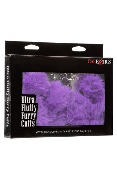 Ultra Fluffy Furry Cuffs - Purple