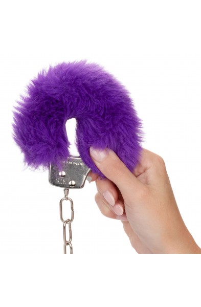 Ultra Fluffy Furry Cuffs - Purple