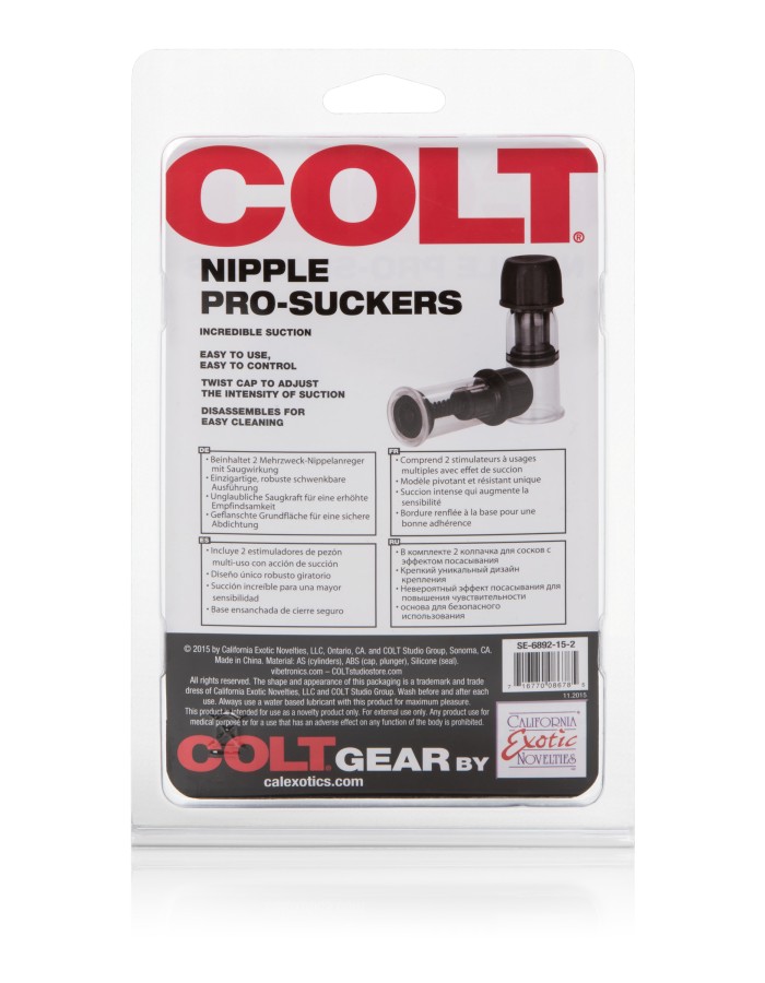 Colt Nipple Pro-Suckers - Black