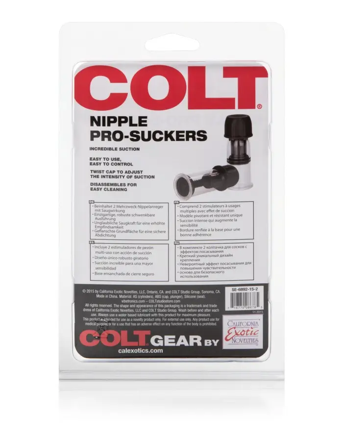 Colt Nipple Pro-Suckers - Black