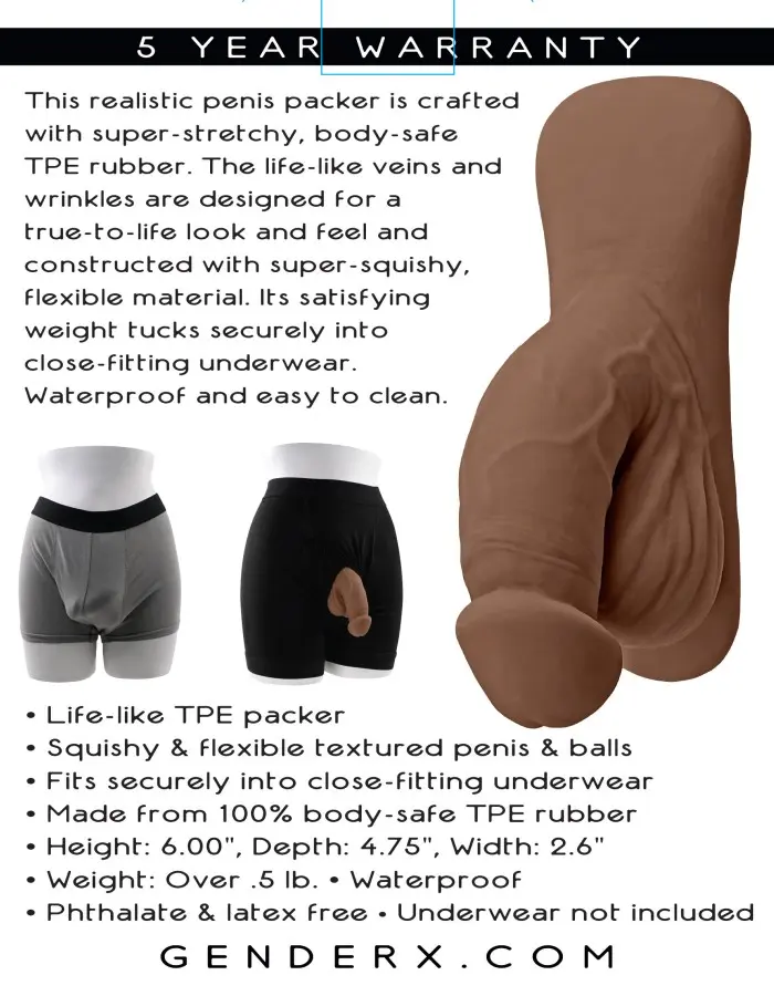 4 Inch Silicone Packer Dark