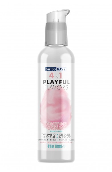 Swiss Navy 4-in-1 Playful Flavors - Cotton Candy 4 Oz