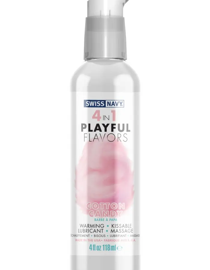 Swiss Navy 4-in-1 Playful Flavors - Cotton Candy 4 Oz