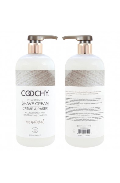 Coochy Shave Cream Au Natural 32 Oz