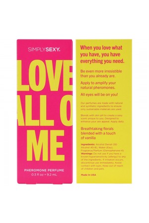 Simply Sexy Pheromone Perfume Love All of Me 0.3 Oz