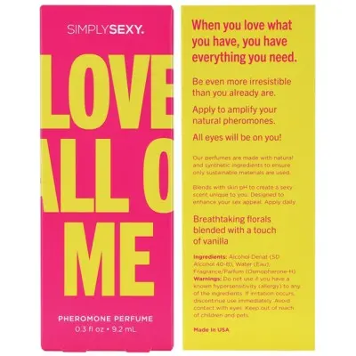 Simply Sexy Pheromone Perfume Love All of Me 0.3 Oz