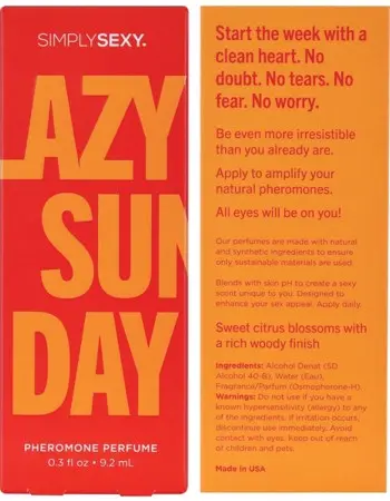 Simply Sexy Pheromone Perfume Lazy Sunday 0.3 Oz