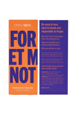 Simply Sexy Pheromone Perfume Forget Me Not 0.3  Oz