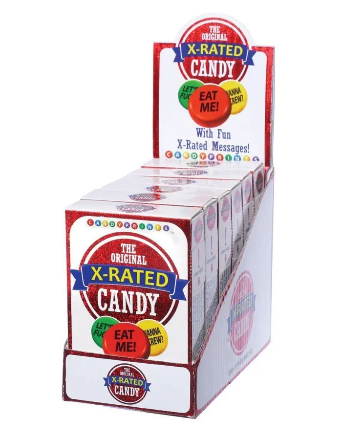 X-Rated Candy 6 Pk Display