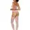 Bralette and Garter Hose - One Size - Pink