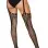 Novelty Garter Hose - One Size - Black