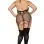 Garter Slip Teddy - Queen Size - Black