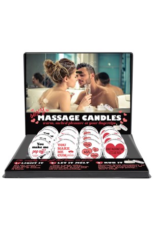 Naughty Notes Candle Prepack Vday Display