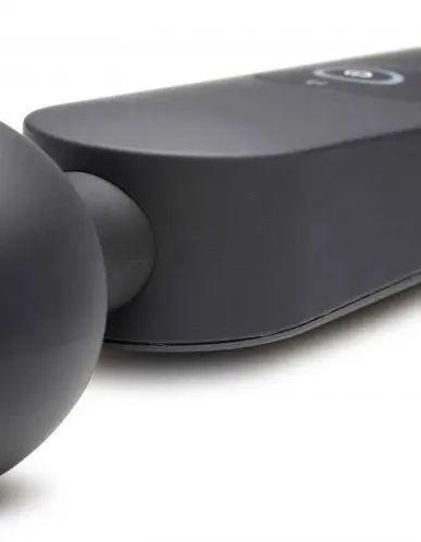 Thunder Wand 72x Silicone Heating Wand Massager - Black
