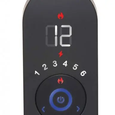 Thunder Wand 72x Silicone Heating Wand Massager - Black