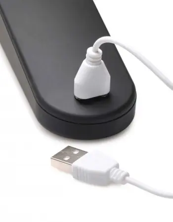 Thunder Wand 72x Silicone Heating Wand Massager - Black