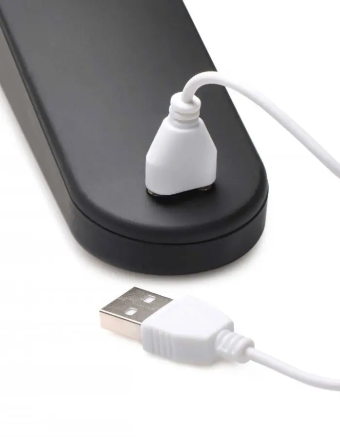 Thunder Wand 72x Silicone Heating Wand Massager - Black
