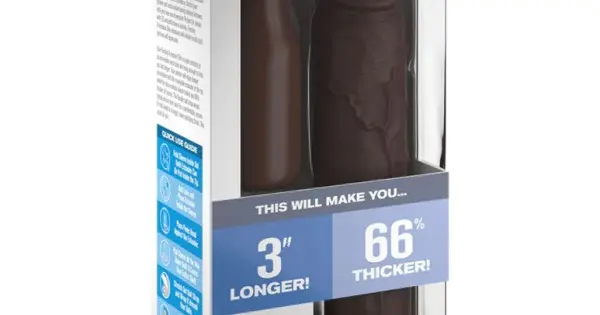 Fantasy X-Tensions Elite 9 Inch Sleeve Vibrating  3 Inch Plug With Remote - Light