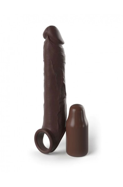 Fantasy X-Tensions Elite 7 Inch Extension With  Strap - Brown