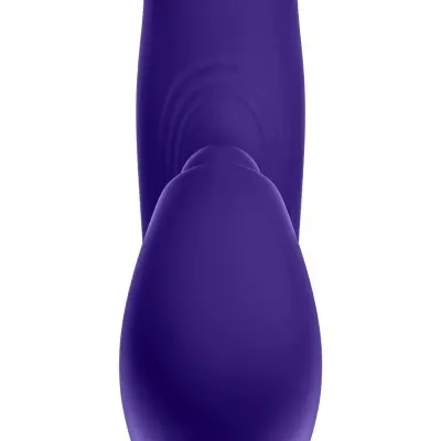 Klio Triple Action Thumping Rabbit Vibrator - Dark Purple