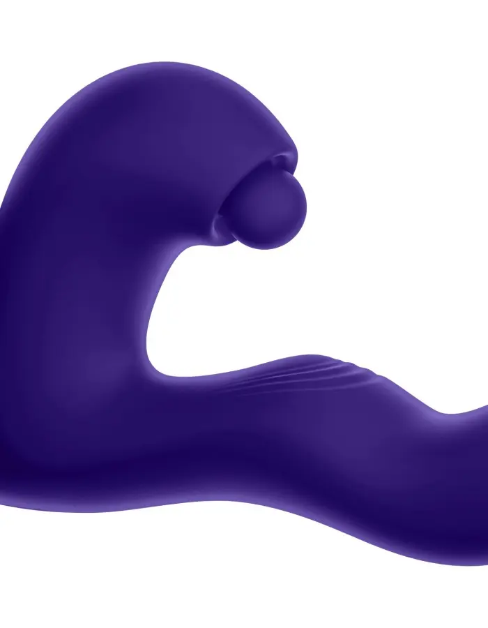 Klio Triple Action Thumping Rabbit Vibrator - Dark Purple