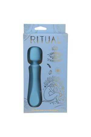 Ritual - Euphoria - Rechargeable Silicone Wand  Vibe - Blue