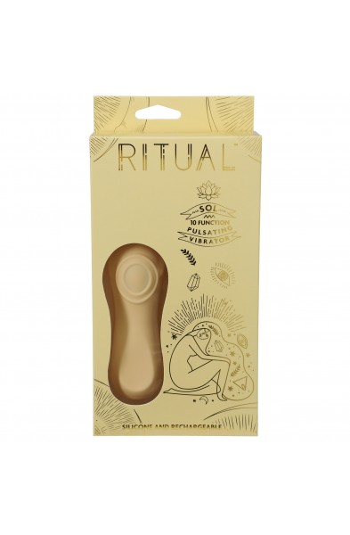 Ritual - Sol - Rechargeable Silicone Pulsating  Vibe - Yellow