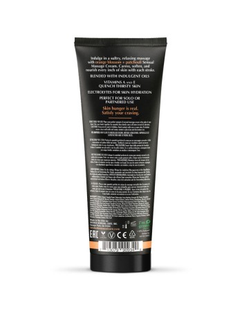 Orange Blossom and Patchouli - Scented Sensual Massage Cream - 4 Oz