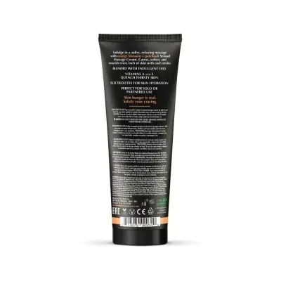 Orange Blossom and Patchouli - Scented Sensual Massage Cream - 4 Oz
