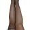 Sam - Fishnet Thigh High - Size D - Black