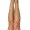 Michelle - Fishnet Thigh High - Size B - Black