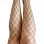 Michelle - Fishnet Thigh High - Size D - Black