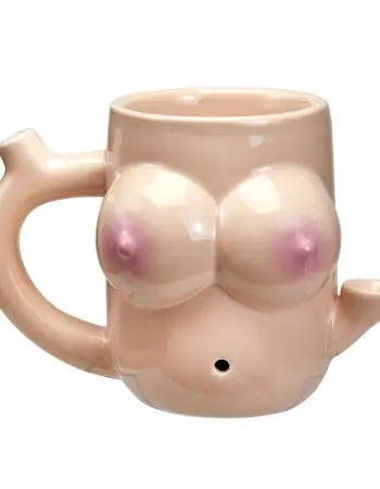 Boob Mug - Novelty Pipe
