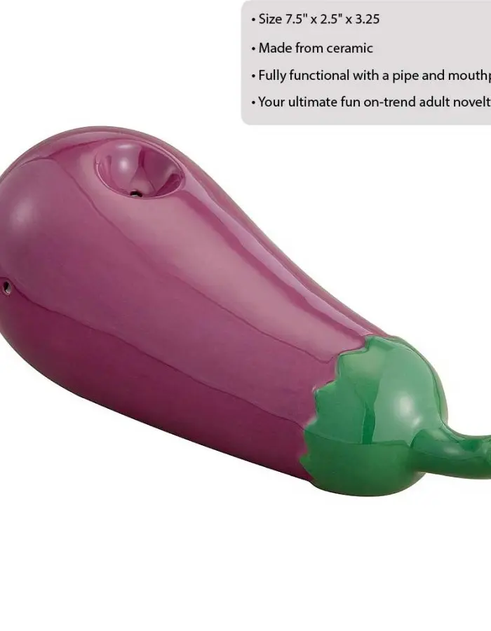 Egg Plant Shaped Pipe
