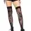 420 Net Thigh Highs - One Size - Black