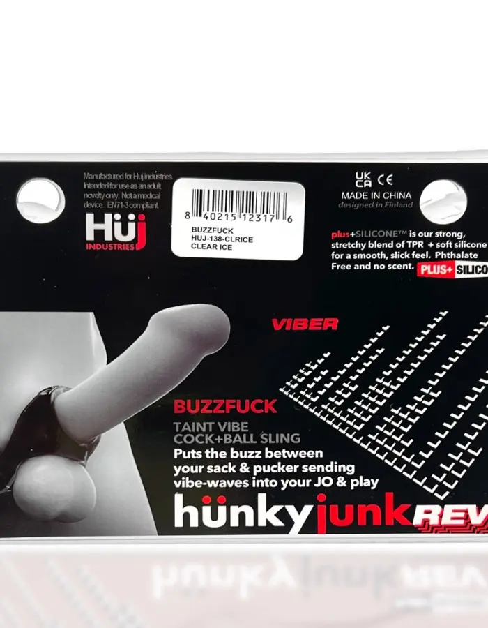 Buzzfuck  Taint Vibe-Sling - Clear Ice